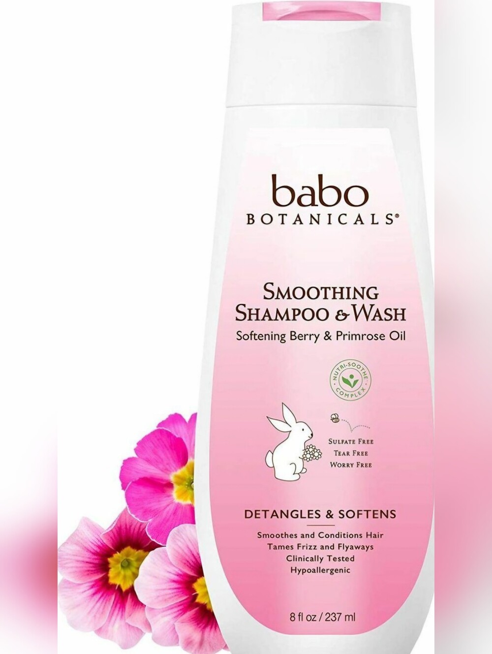 Babo Botanicals Smoothing Tear Free Shampoo & Wash - New